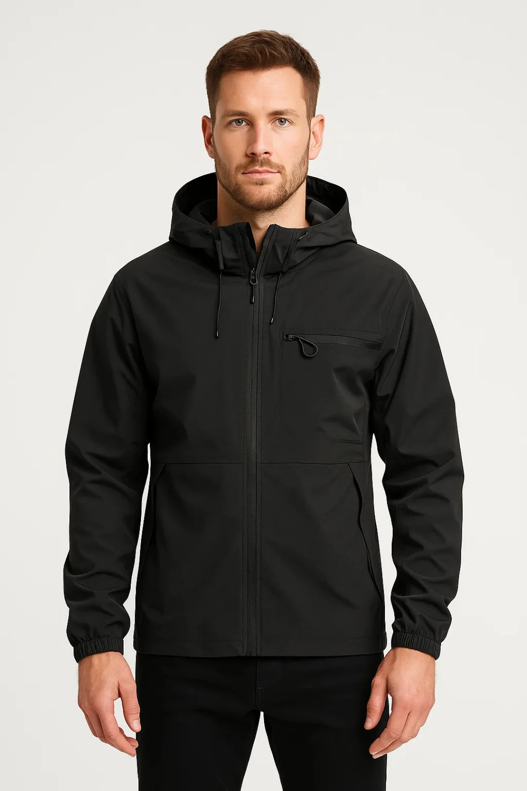 Zomerjas Heren - Lichtgewicht Zip Model met Capuchon | Casual - Afbeelding 5