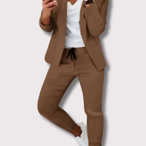 Chloe Elegant Blazer Set - Blazer en Broek voor Dames