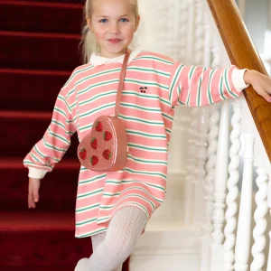 Dress Spotty | Blush bound stripe | Konges Slojd