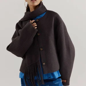 Jacket Kisha | Dark grey | Harper & Yve