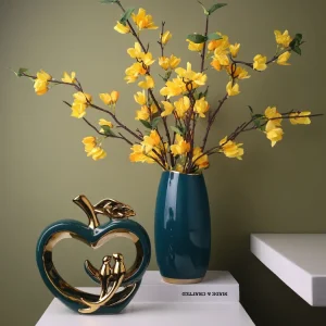 CeramicDelight - Keramische Appel Decoratie | Stijlvol Decoratief Object voor Interieur