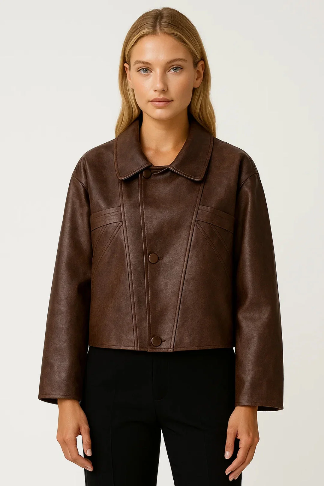 Dames Jas | Getailleerd | Korte Lengte | Herfst - Afbeelding 4