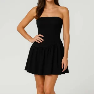 Dames Jurk | Elegant Slimfit | Strapless | Zomer