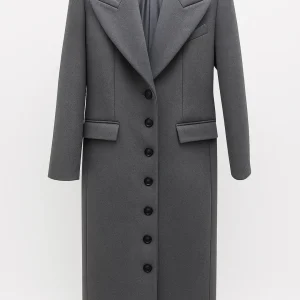 Lange Damesjas | Dubbele Revers | Klassieke Elegantie