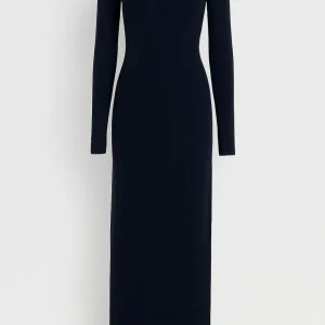 Maxi Jurk Dames - Bodycon Lange Mouwen met Ronde Hals | Elegant