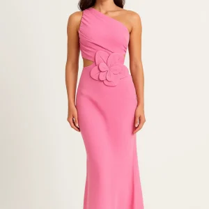 Dames Jurk | Elegant Slimfit | One Shoulder | Zomer