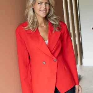 Blazer Anne | Poppy red | Harper & Yve