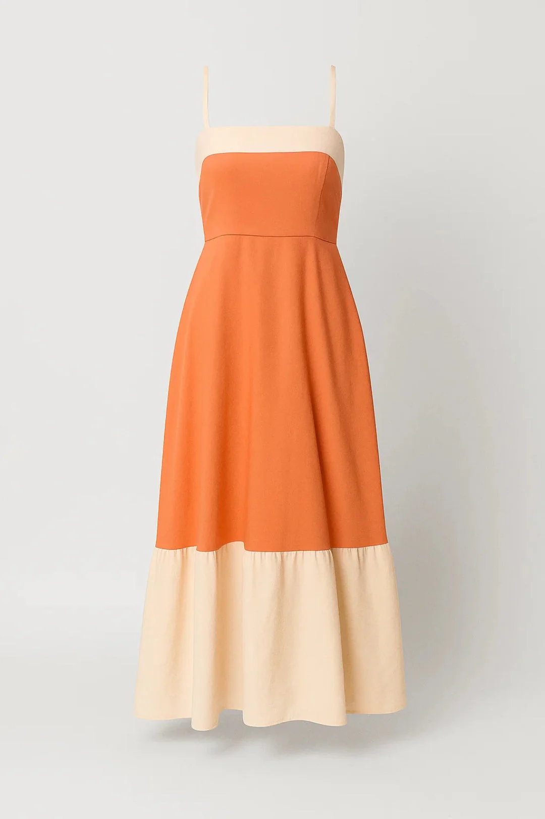 Dames Jurk | Elegant Midi | Met Bandjes | Zomer - Afbeelding 4