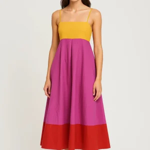 Dames Jurk | Elegant Straight | Met Bandjes | Zomer