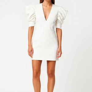 Dames Jurk | Elegant Getailleerd | Pofmouw | Lente