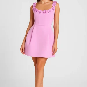 Dames Jurk | Elegant Getailleerd | Bloemdetail | Lente