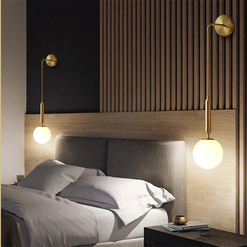 GlassEclipse - Moderne Glazen Wandlamp | Stijlvolle Verlichting voor Woon- en Slaapkamers - Afbeelding 2