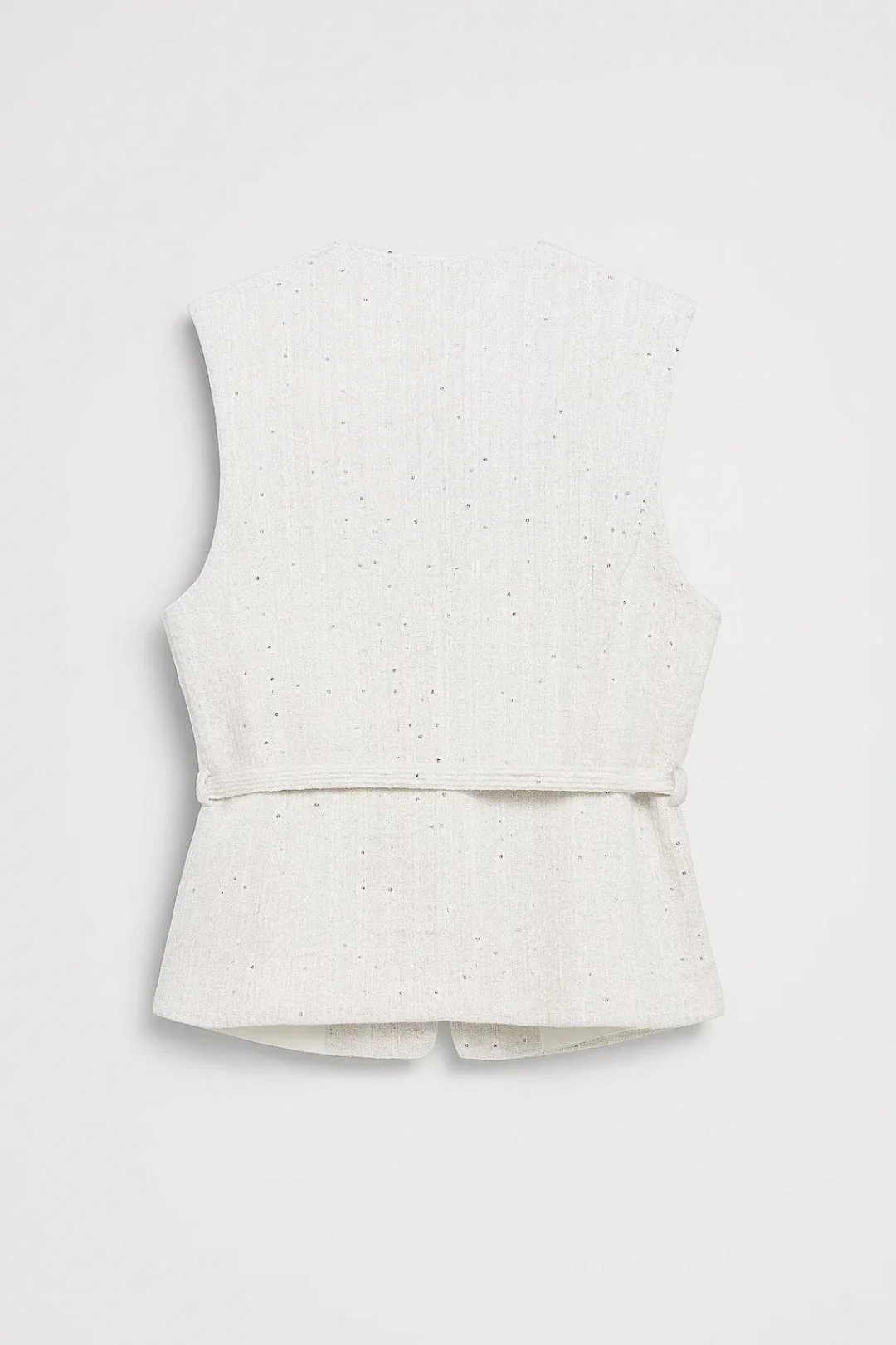 Mouwloos Damesgilet | Getailleerd Model met Goudkleurige Knopen | Elegant en Tijdloos - Afbeelding 3