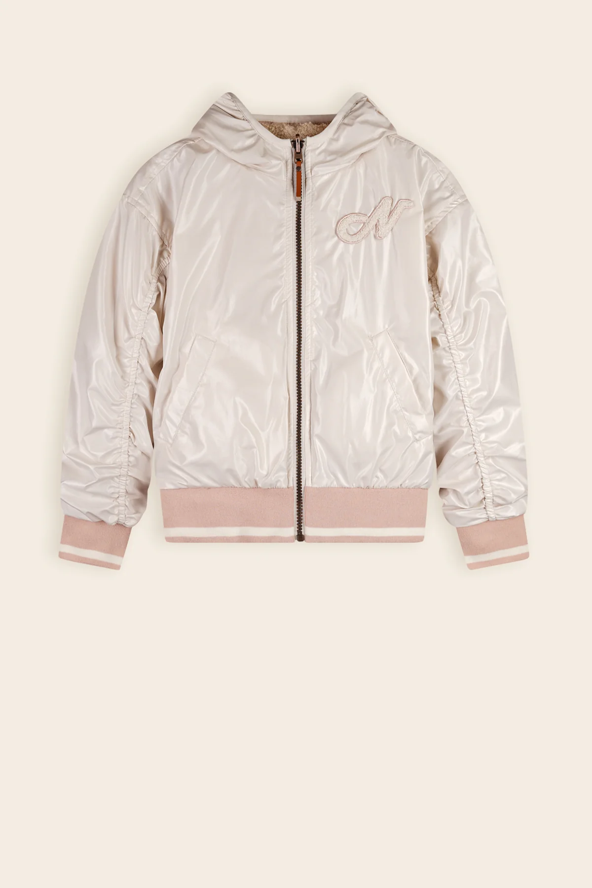 Beau Omkeerbare Zomerjas Ivoor - Afbeelding 4