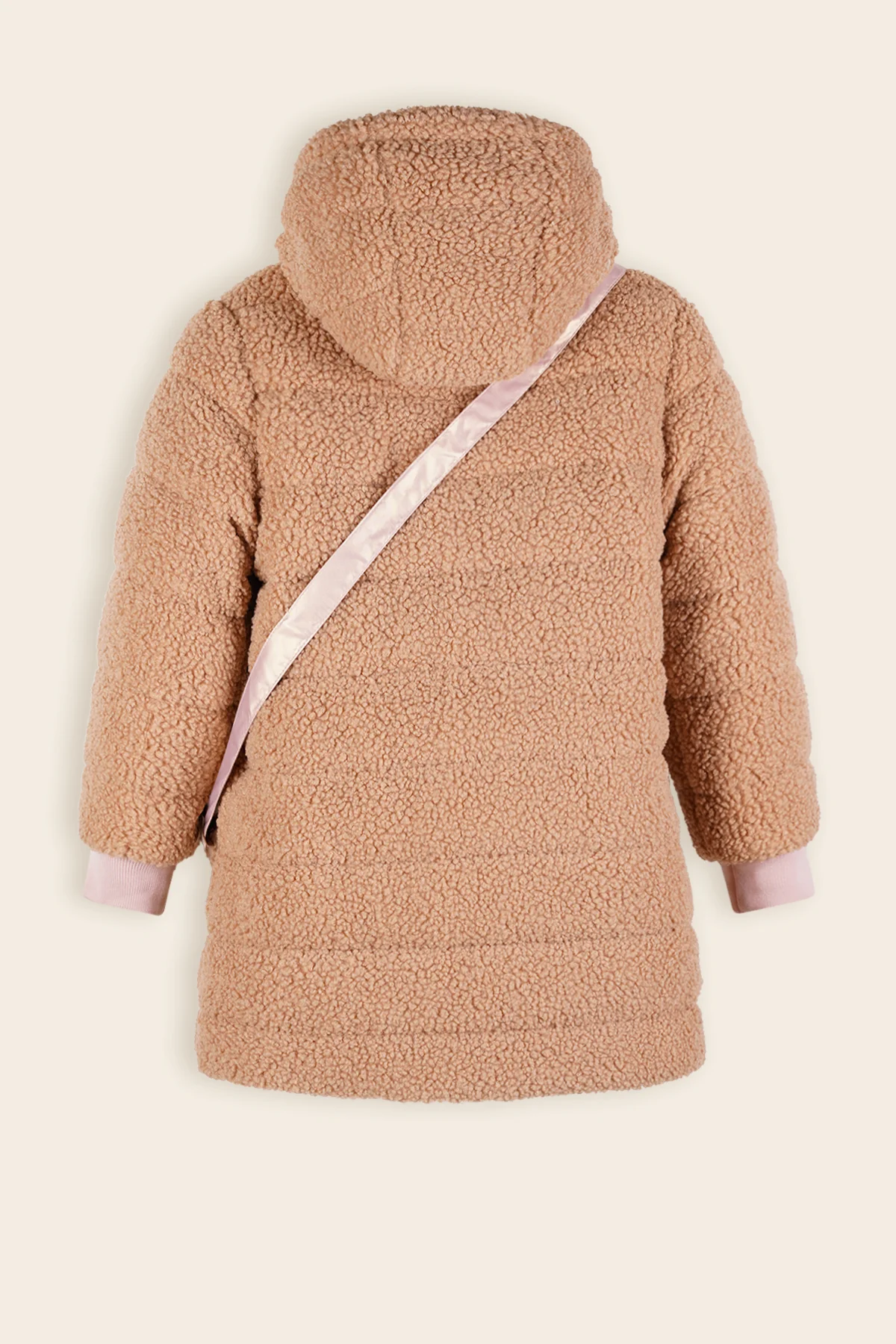 Betty Reversible Winterjas met Tasje Bruin/Roze - Afbeelding 7
