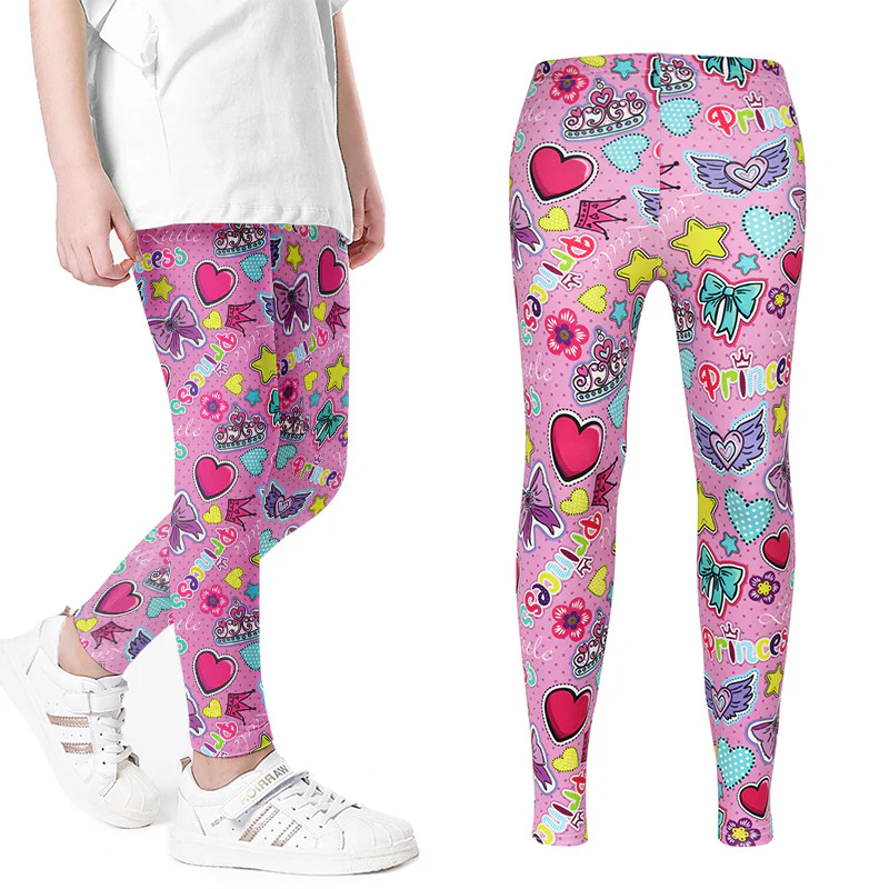 Legging met vrolijke print Princess