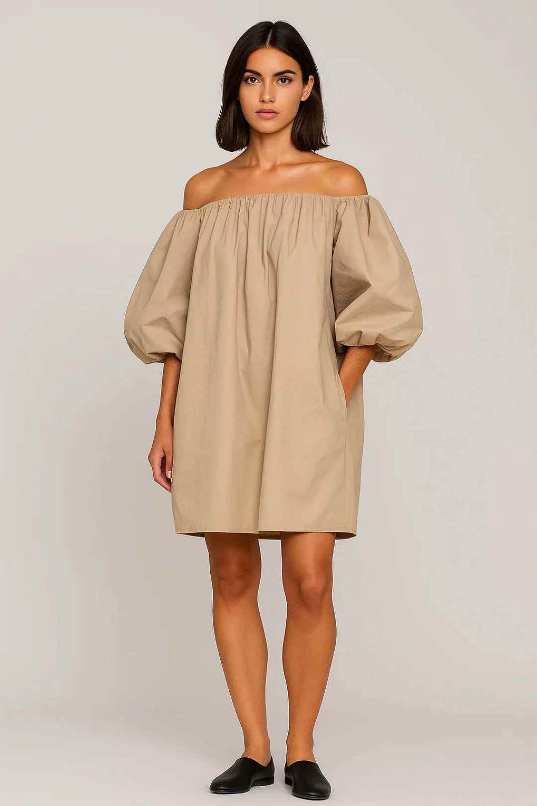 Dames Jurk | Oversized | Off Shoulder | Zomer