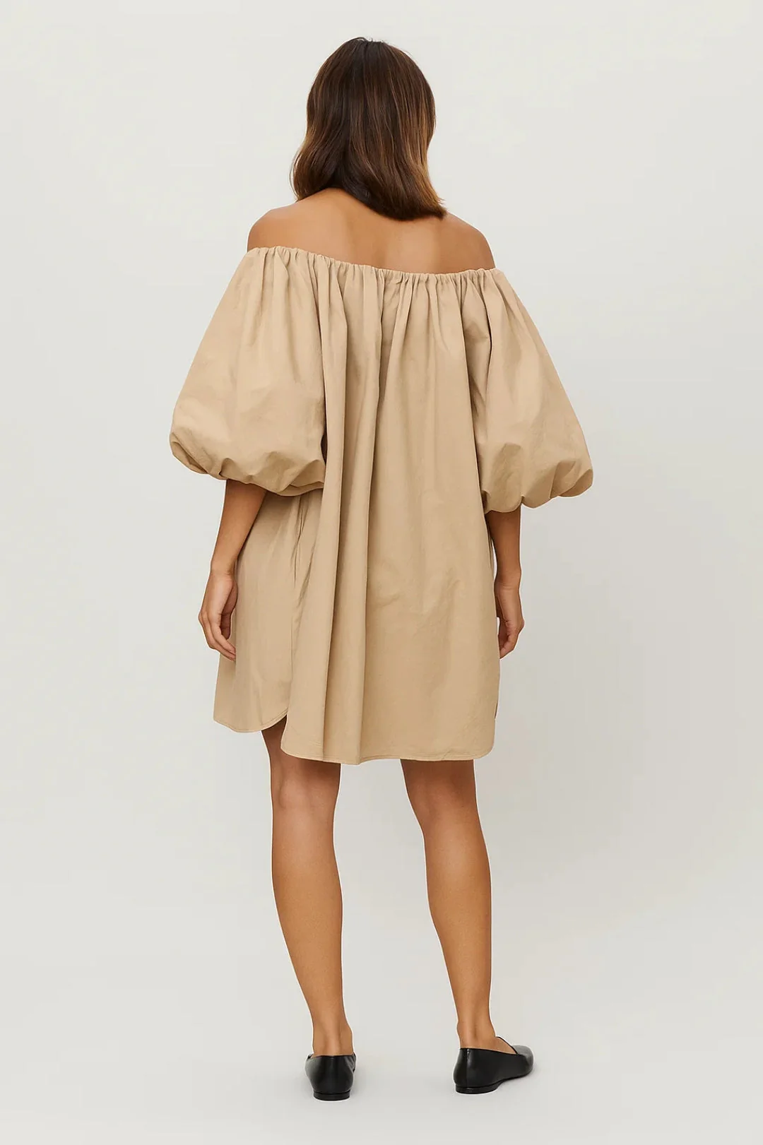 Dames Jurk | Oversized | Off Shoulder | Zomer - Afbeelding 4