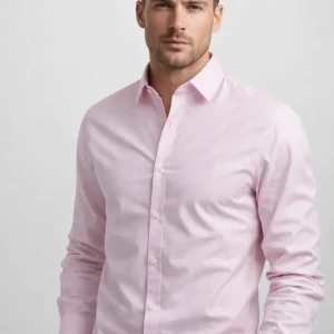 Overhemd heren | Elegant & Comfortabel | Getailleerd silhouet | Lente
