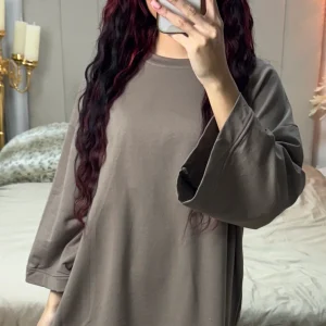 Oversized Terry Cotton T-Shirt