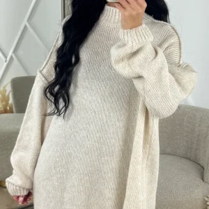 Oversized Wool Touch Knit Sweater