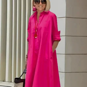 Theresa - Elegant Middenlange Jurk voor Dames - Stijlvolle Midi Jurk