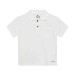 Polo short sleeve | Egret | En Fant
