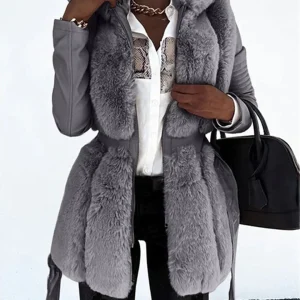 Warme Damesjas met Capuchon - Zacht en Comfortabel voor de Winter