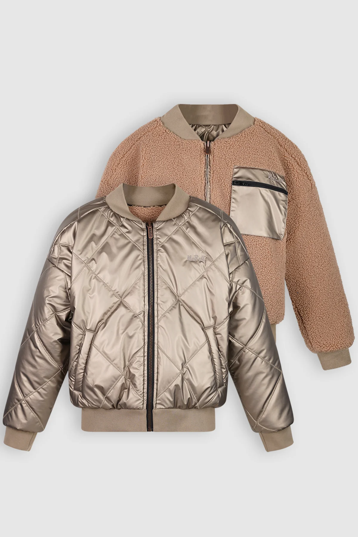 Bomber Reversible Winterjas Bronze