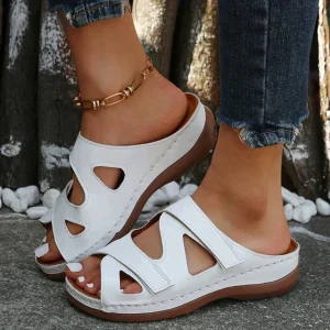 Elena - Orthopedische Wedge Sandalen | Comfortabele en Stijlvolle Zomersandalen voor Dames