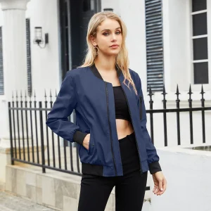 Sterk en Stijlvol Jack met Rits in Bomberstijl voor Dames | Comfortabele en Modieuze Damesjas