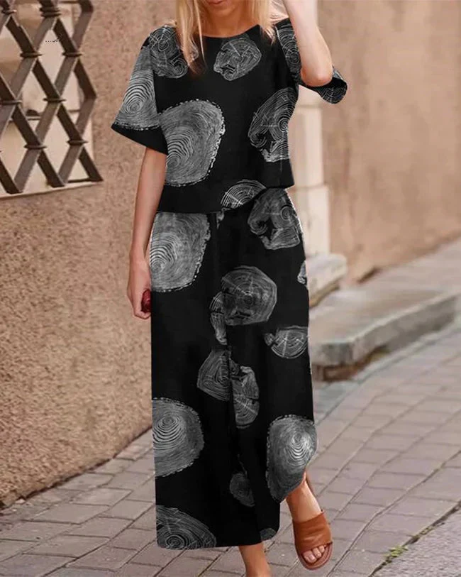 Alina - Modern Tweedelig Set met Fladdertop voor Dames | Stijlvol en Comfortabel Outfit - Afbeelding 6