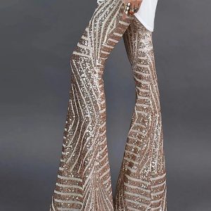 GlitterFlare Broek | Flare Broek met Glitters voor Een Feestelijke Look