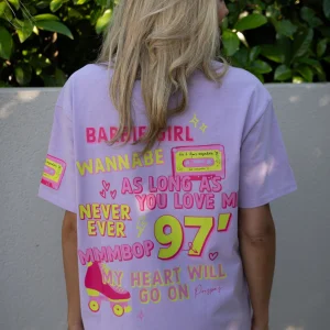 Shirt Back 2 the 90's | Purple | Studio Poespas