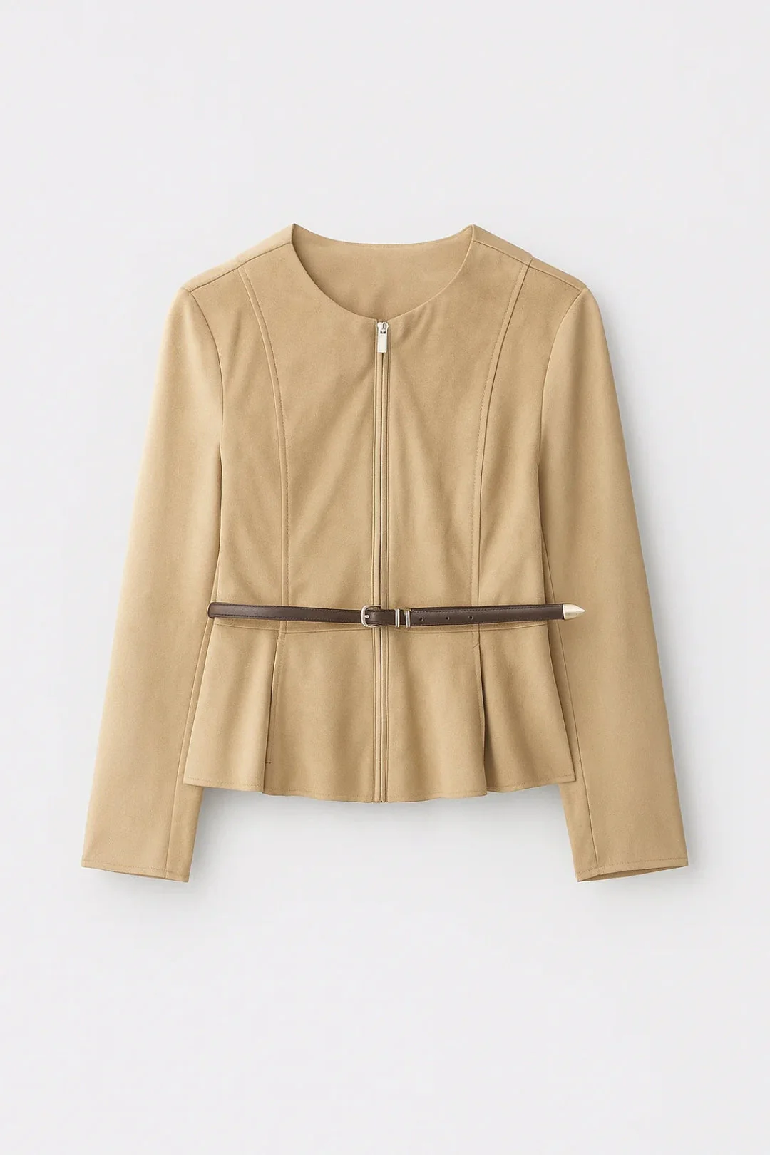 Taillejack Dames | Elegant Jasje met Riem | Verfijnde Pasvorm - Afbeelding 2