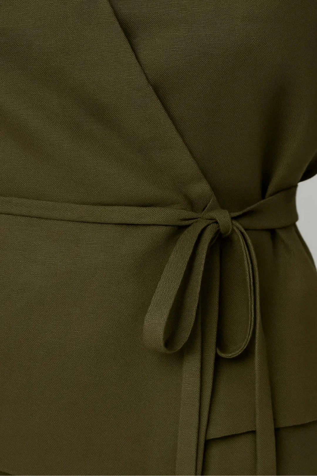 Set Dames - Wikkel Top met Wijde Broek en Strikceintuur | Elegant - Afbeelding 5