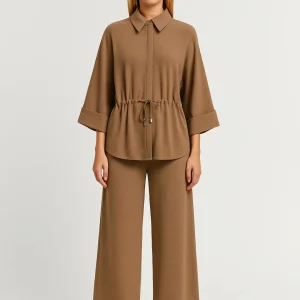 Tweedelige Set | Losvallend en Gestructureerd | Comfortabele Elegantie