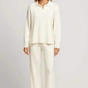 Tweedelige Set | Losvallende Top en Rechte Broek | Minimalistisch Comfort