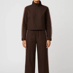 Tweedelige Set | Rechte Pijpen en Ritsvest | Sportieve Elegantie