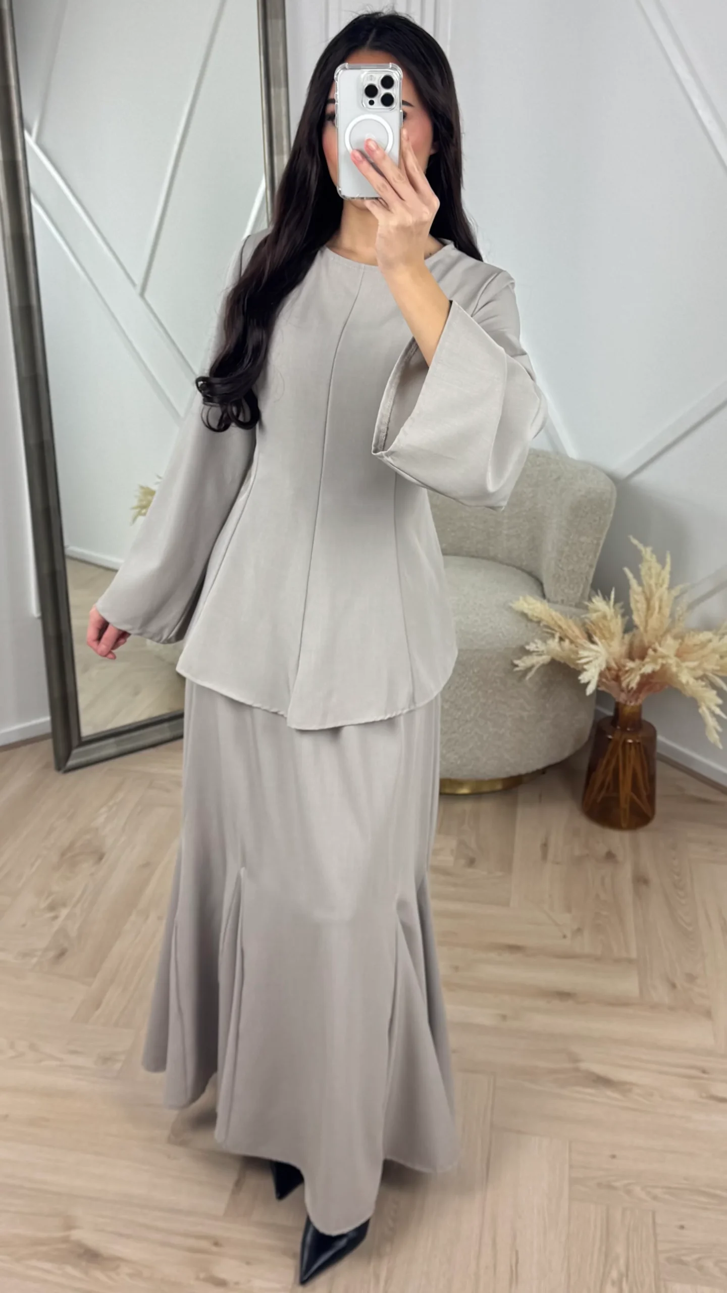 Two-Piece Maxi Set met Blouse en Rok - Afbeelding 6