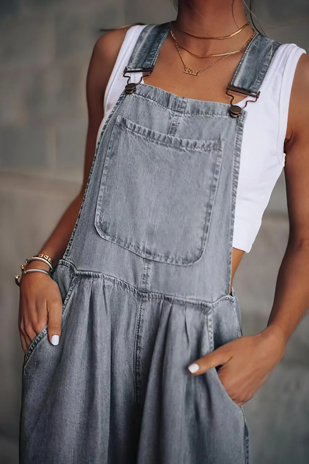 Denim Jumpsuit met Stijlvolle Pasvorm | Comfort en Trendy Design - Afbeelding 9