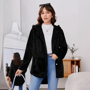 Ardena - Warme Gebreide Jas met Zachte Voering en Capuchon voor Dames