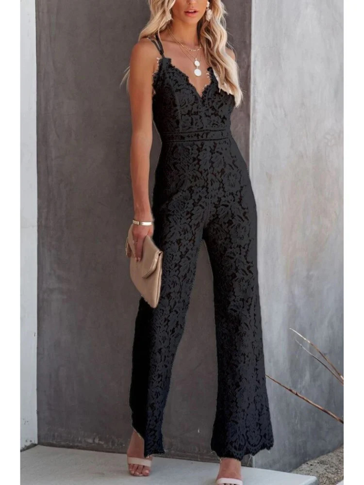 Sophia - Elegante Kanten Jumpsuit voor Dames | Luxe en Verfijnd - Afbeelding 3