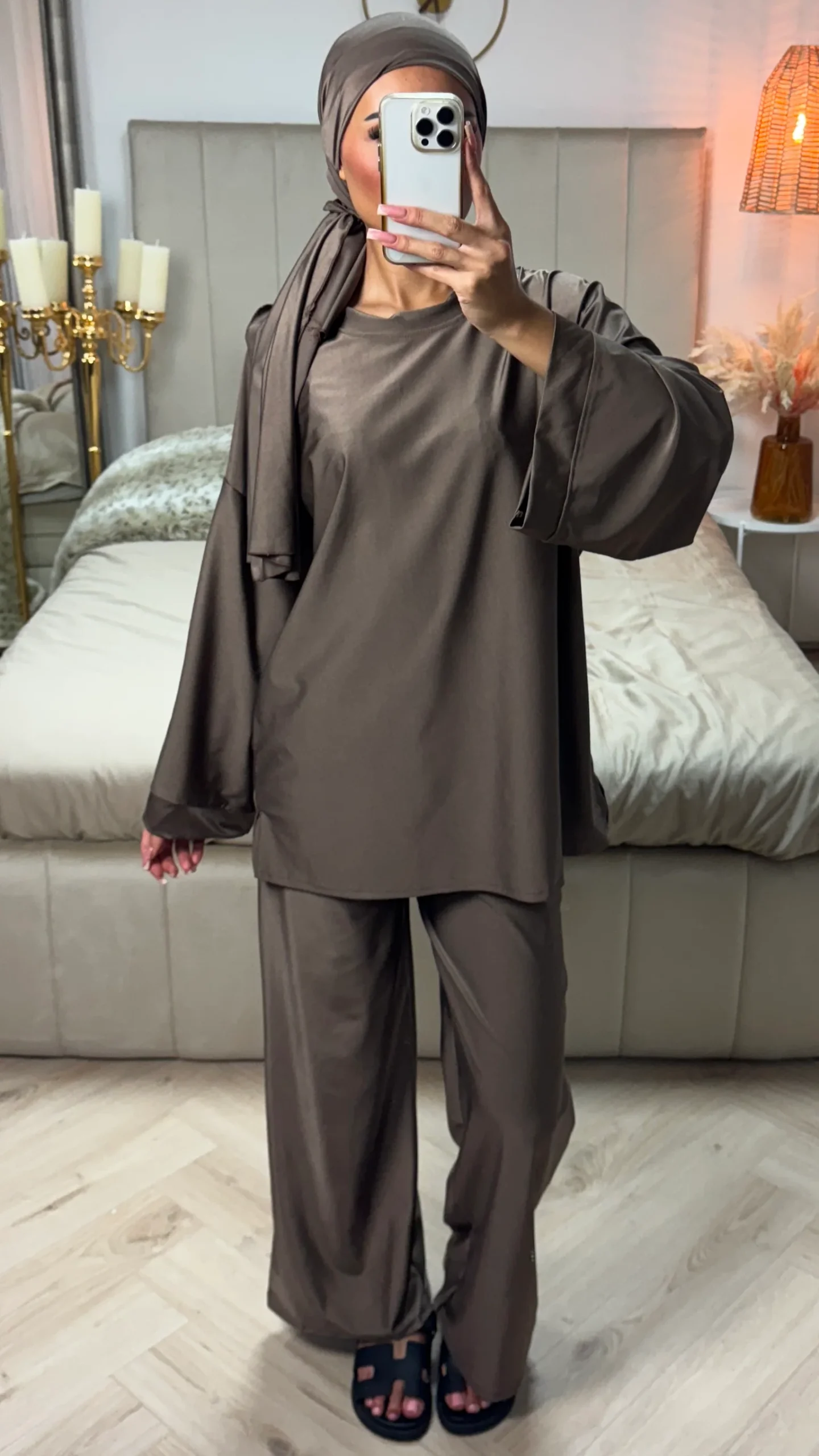 Viral Essential Burkini Set + Hjiab-Tie Belt - Afbeelding 8