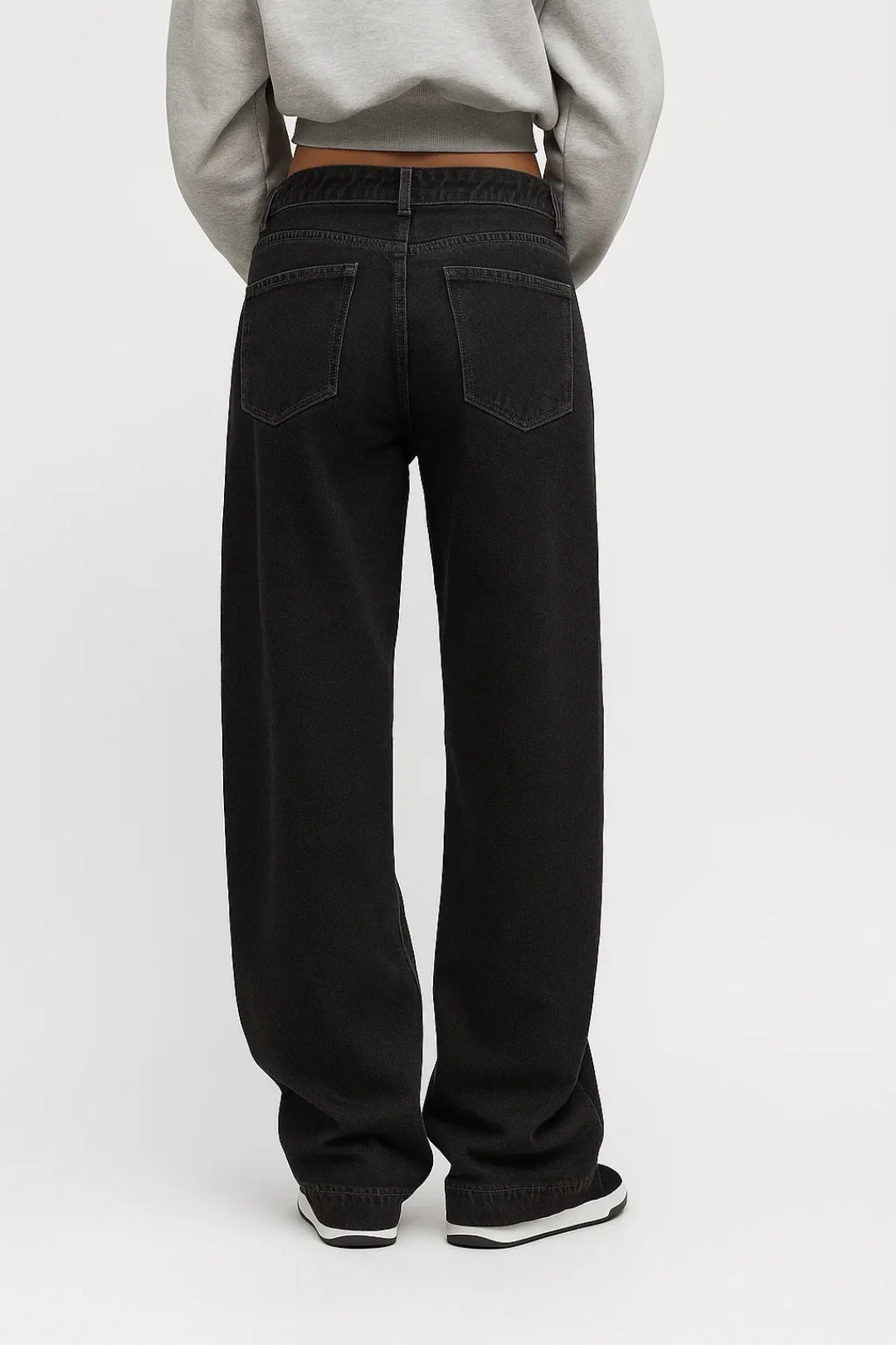 Wide Leg Jeans | Hoge Taille en Losse Pijpen | Comfortabele Pasvorm - Afbeelding 3