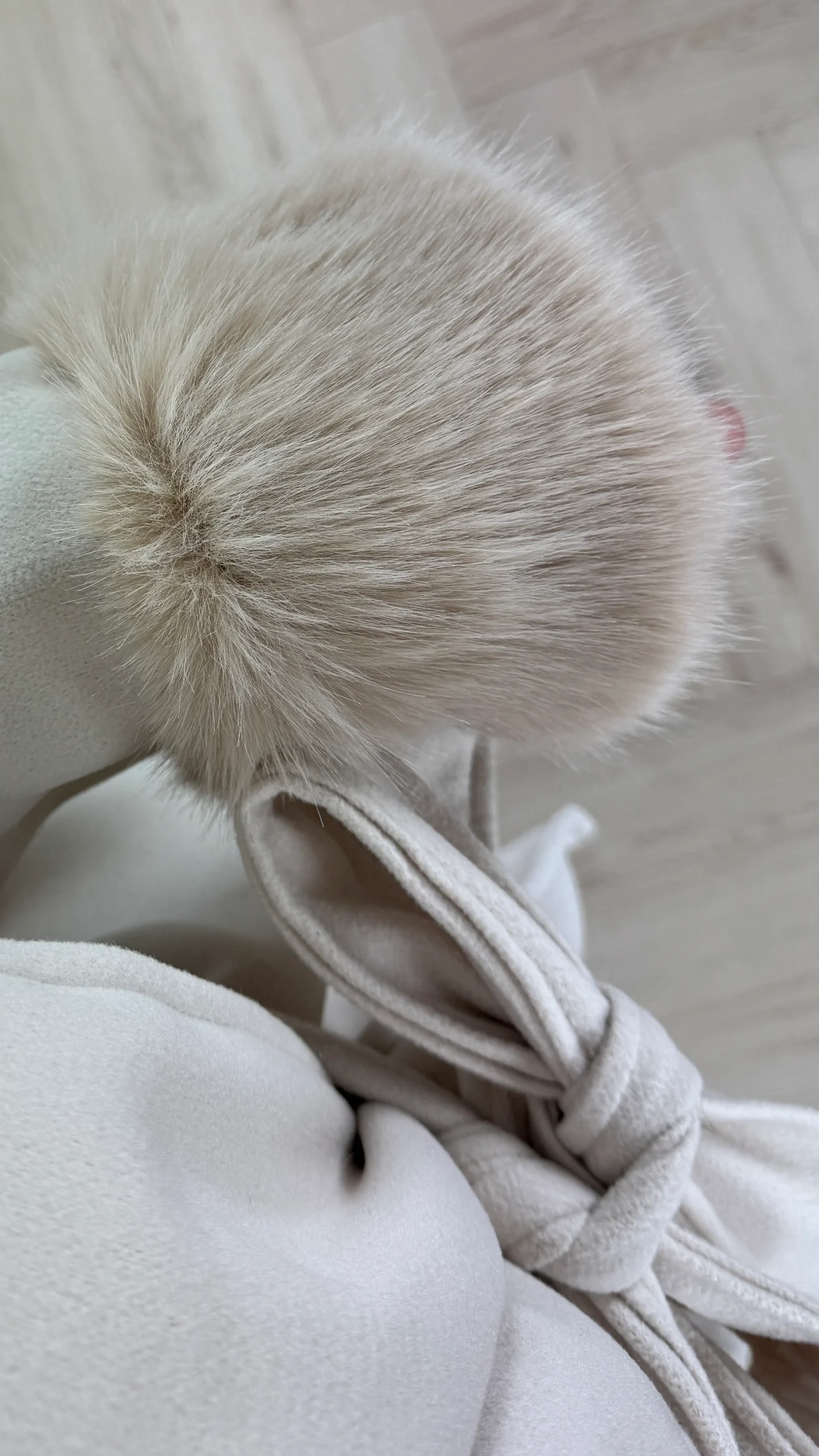 Wrap Coat met Faux Fur Manchetten - Afbeelding 5