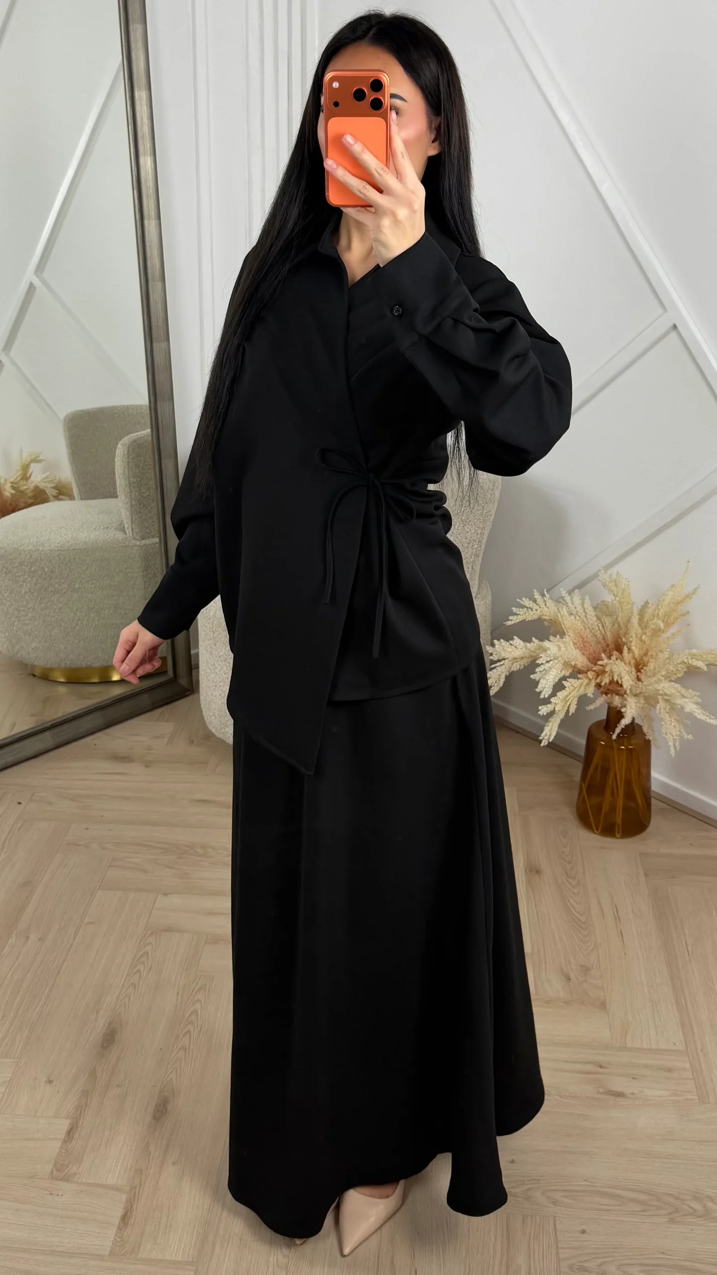 Wrap Two-Piece Set met Maxi Rok - Afbeelding 8