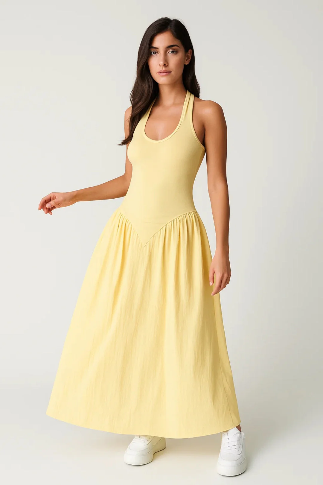 Dames Jurk | Elegant Maxi | Haltermodel | Zomer - Afbeelding 2