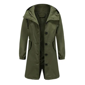StyleCoat - Modieuze Lange Trenchcoat voor Dames – Overgangsjas 2023