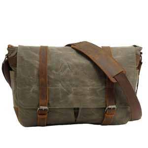 Canvas Laptop Messenger Tas | UrbanEdge – Stijlvol en Functioneel voor Werk en Reizen
